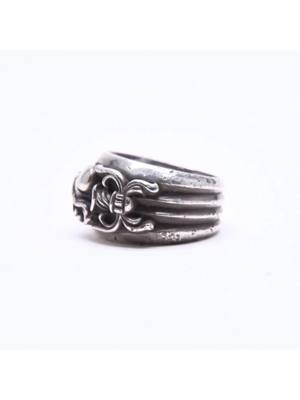Chrome Hearts Dagger Heart Ring 925 Sterling Silver